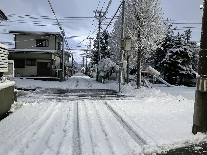 積雪の様子